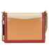 Hutton, &pound;220, Handbags, Beige/Red, Leather, Back view
